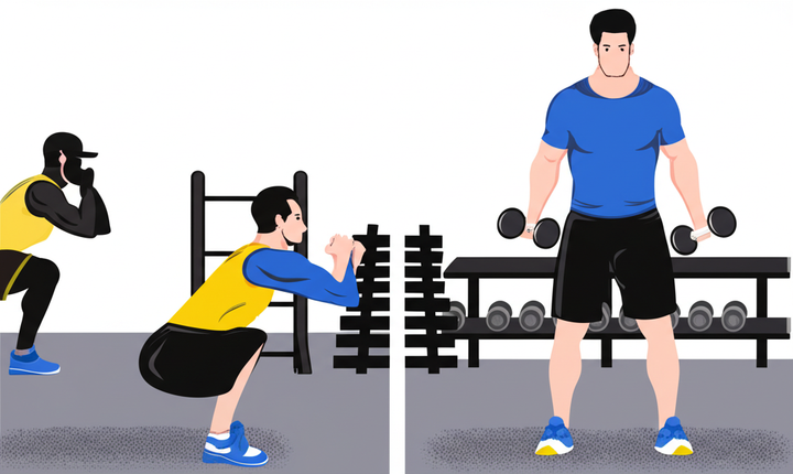 Comparison of full-body and split training routines in a gym setting